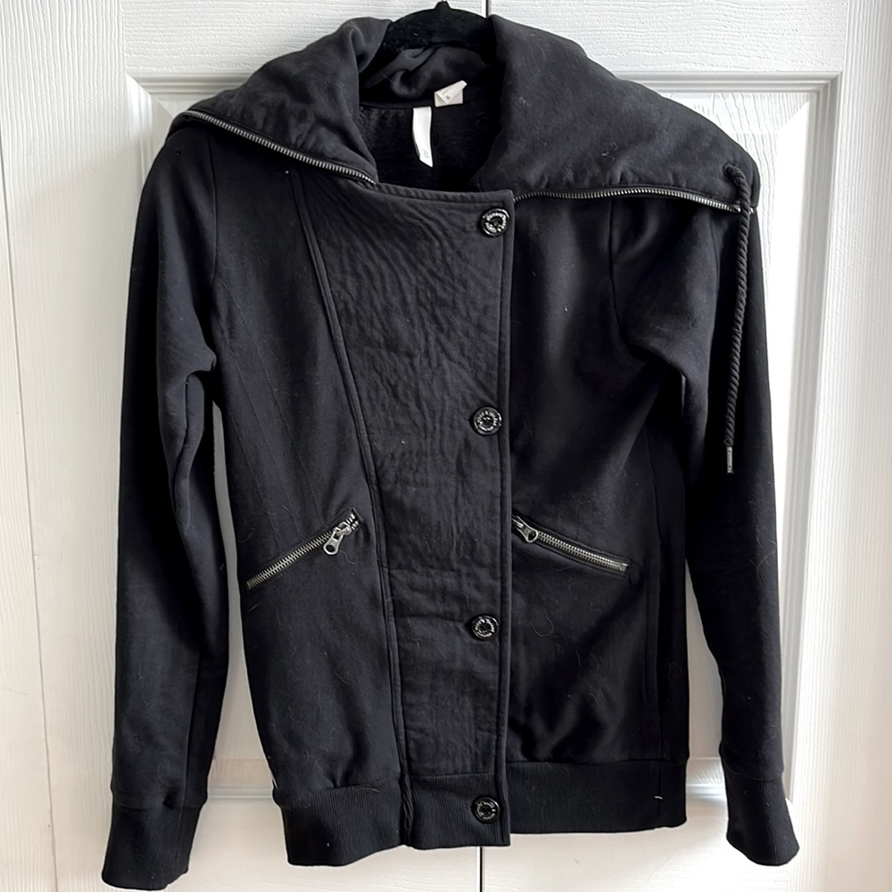 Wood and Thread Element Peacoat Jacket - Black